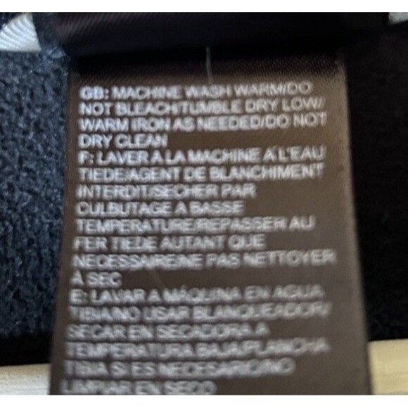 The North Face Fleece Jacket, Size M - Black Stand Up Collar Womens - Picture 9 of 12